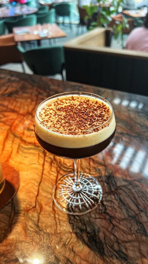 Espresso martini at Ahi